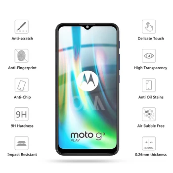 Screen Protector for Motorola Moto G9 Galia / Play / Plus Grūdinto Stiklo Apsauga, Stiklo Plėvelė Motorola Moto E7 G 5G Plius