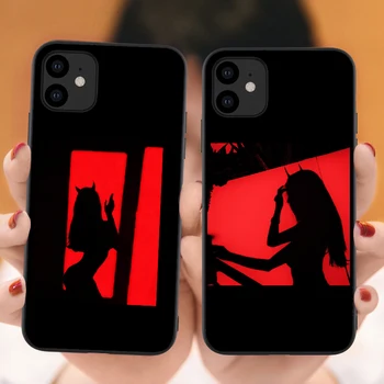 Sexy mergina Minkštas silikoninis Telefono dėklas skirtas iphone, 11 Pro Max 12Pro X 6, 6s 7 8 Plius XR XS Max SE 2020 Puikus Velnias moteris Padengti Coque