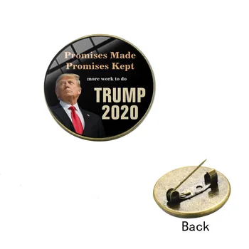 SIAN 2019 Naujas Koziris 2020 M., Sagės, Segtukai, Kad Amerikoje Didžiosios Vėl Donald Trump už JAV Prezidentas Stiklo Kupolas Atlapas Pin Mygtuką Ženkliukai