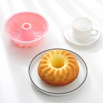 Silikoninės Keksiukų Kepimo Patiekalas Ne - Lazdas kepimo skardą silikono torto formos apvalus didelių Keksiukų Skardą forma Duonos Kepimo Bakeware