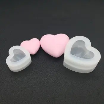 Silikono Formos Veidrodėlis Širdies Formos 3D Sklandžiai Amatai 