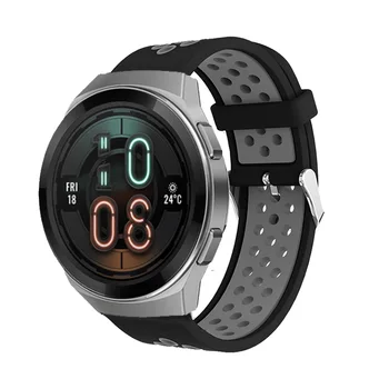 Silikono Žiūrėti Diržu, Huawei žiūrėti GT 2E GT2 46mm Pakeitimo watchbands Apyrankę, diržą Huawei Žiūrėti gt2e Smart Rankogaliai