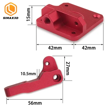 SIMAX3D 3D spausdintuvo dalys MK8 ekstruderiu CR-10 CR-10S Blokuoti išvyniojamų 1.75 mm Kaitinimo Reprap ender 3 pro atnaujinti Ekstruzijos