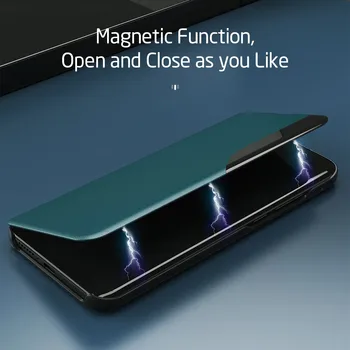 Smart Magnetinio Odos Stovėti Flip Case For Samsung Galaxy m51 m31s m21 m30s a12 a21s a31 a51 a71 s20 FE Telefono Dangtelį Coque Fundas