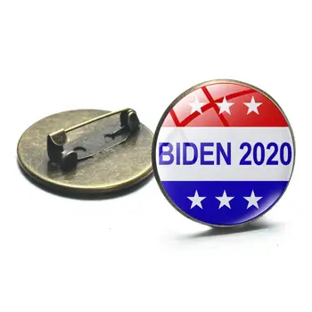SONGDA Naujas Bidė 2020 Sagė Apykaklės Pin Joe Bidenas Bernie Sanders Emblemos Prezidento Rinkimų Rėmėjai Metalo Smeigtukai Mygtuką Papuošalai