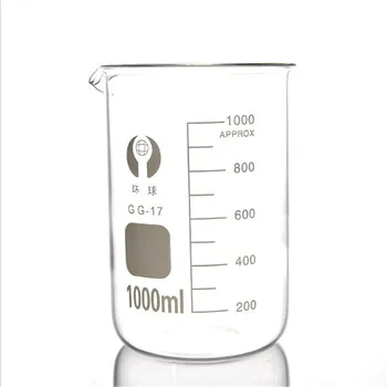 Stiklinę 4 Dydis Talpa 5ml-100ml Mažai Forma Stiklinė, Matavimo Stiklo Chemijos Laboratorijoje boro silikatinio Stiklo, Skaidrus, Stiklinėje