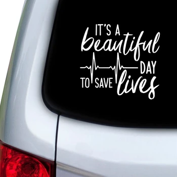 Tai Graži Diena Išgelbėti Gyvybes Grays Anatomija Nešiojamojo kompiuterio Lipdukai Apple Macbook Dekoravimas, Automobilių Langų Vinilo Lipdukas Dekoras