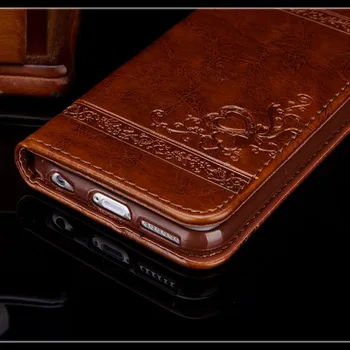 Tikitaka Gėlių Spausdinti Odos Flip Case For Samsung S8 S9 Plus Note8 9 Minkštos TPU Piniginės Atveju Galaxy S7 Note7 Krašto 6 Dangtis