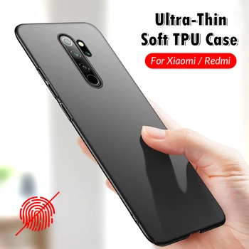 TPU Case For Xiaomi Mi 9T 10T 9 8 Lite A1 A2 Poco X3 NFC M3 F2 Pro Silikono Atveju Padengti Redmi Pastaba 8 9 Pro 7 8T 9S 7A 9C 9A