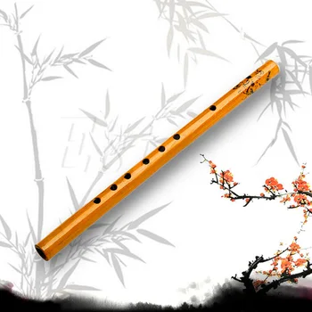 Tradicinis Kinų 6 Skylę Bambuko Fleita Klarnetas Studentų Muzikos Instrumentas Medienos Spalva