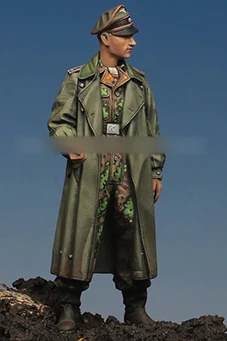 [tuskmodel] 1 35 masto derva modelis sumos rinkinys WW2 vokiečių kareiviai pareigūnas