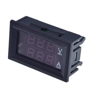 TZT DC 0-100V 10A Digital Voltmeter Ammeter Dvigubas Ekranas Įtampos Detektorius Dabartinės Skaitiklio Skydelis Amp Volt Gabaritas 0.28