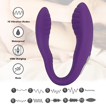 U Tipo Vibratorius Poroms G Spot Klitorį Stimuliuoja Analinis Vibratorius, Sekso Žaislas Moterims Erotinio Suaugusiųjų Sekso Žaislas Moterų Masturbators