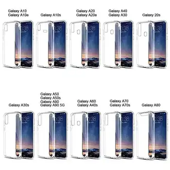 Ultra Plonas Aišku, Soft Case For Samsung Galaxy A90 5G A80 A60 A70s A70 A50s A50 A40 A30s A30 A20 A20e A10 A10e Telefono Padengti