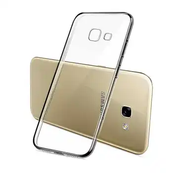Ultra Plonas Aiškus Skaidrus, Minkštos TPU Case For Samsung Galaxy A5 2017 A520 A3 A320 Telefono Padengti