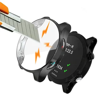 Ultra-Slim Aišku, TPU Danga Raštas Padengti Voor Garmin Forerunner 945/935 Smart horloge Beschermende aksesuarai