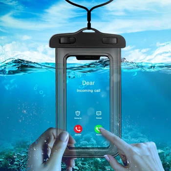 Universali Vandeniui Atveju iPhone, 11 X XS MAX 8 7 6 5 s Plius Padengti Maišelis Maišas Atvejais, Telefono Coque Vandens įrodymas Telefono dėklas