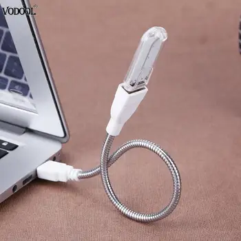 USB Adapterio Kabelis Vyrų ir Moterų Pratęsimo Kabelis, LED Šviesos Adapterio Kabelį Metalinės Žarnos Nešiojamų Notebook Maitinimo šaltinis