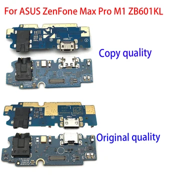 Už ASUS Zenfone Max Pro M1 ZB601KL ZB602KL Max Plius ZB634KL USB Įkrovimo Dokas Uosto Įkroviklio Jungtis, Flex Kabelis Su Mikrofonu