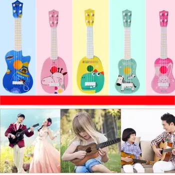 Vaikai Gyvūnų Ukulėle Mini Gitaros Muzikos Instrumentas, Švietimo Žaislas Kalėdų Dovana