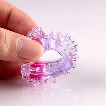 Vibruojantis Varpos Žiedai Clit Dual Gaidys Žiedas Tampri Nedelsiant Sekso žaisliukai Vyrams Puikiai tinka klitorio, arba analinis stimuliavimas