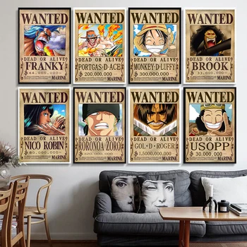 Vienas Gabalas Norėjo, plakatai Anime plakatai Luffy Chopper Norėjo Spausdinti drobės Animacinių filmų Tapybos Namų Puošybai