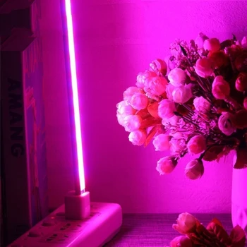 Viso Spektro Led Augalų Auga Šviesos Lempos 5V 2.5 W Raudona Mėlyna UV SPINDULIŲ Led Auginimo Lempos Hydroponics Šiltnamio Gėlės, Augalai, Daržovės