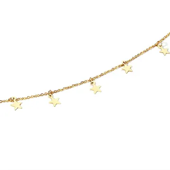 Vnox Elegantiškas Star Pakabukai Chokers Karoliai Moterų Nerūdijančio Plieno Madinga Moteriška Šalis Mergina Gatvėje Dėvėti Papuošalai Kolonėlė