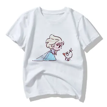 Vėliau kaip 2020 m. Atsitiktinis Mergaičių Marškinėliai Madinga Marškinėliai Harajuku Mažoji Princesė Mergaičių marškinėliai trumpomis Rankovėmis Kūdikiui Berniukas Vasaros Drabužių Kawaii