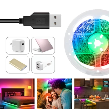 WiFi Smart Apšvietimas LED Šviesos Juostelės 5V USB Multi-colored 