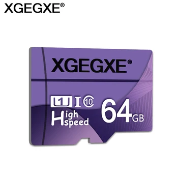 XGEGXE Atminties Kortelę 64GB Didelės Spartos T Flash Kortelė 32 GB 16GB 8GB Class 10 U1 UHS-I TF Kortelę Telefono PC