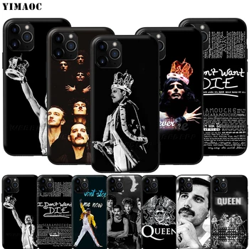 YIMAOC Karalienė Freddie Mercury Silikono Soft Case for iPhone 12 Mini Pro 11 XS Max XR X 8 7 6 6S Plius 5 5S SE