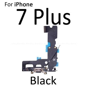 Įkrovimo Kištuką Uosto Ausinių Audio jungtis Mikrofonas Flex Cable For iPhone 6 6S 7 8 Plius USB Įkroviklio Jungtį Dalys