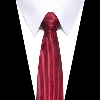 Šilko kaklaraištis, liesas 7.5 cm, Raudonas gėlių necktie aukštosios mados pledas ryšius vyrų plonas medvilnės cravat kaklaraiščiai Mens 2019 gravatas