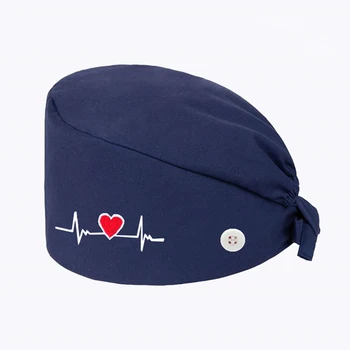 Širdies Formos Siuvinėjimo Šveitimas Kepurės Slaugytoja Skrybėlę, Grožio Salonai, Vaistinė Kepurės Laboratorija 