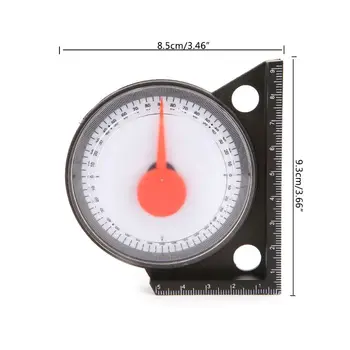 Šlaito Inclinometer Matlankis Kampo Ieškiklis Tilt Lygio Matuoklis Clinometer Daviklis Magnetinis Pagrindas
