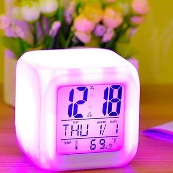 Žadintuvas Didelis Ekranas Su Kalendoriniais Namų Biuro Stalo Laikrodis Atidėti Elektroninių Vaikai Laikrodis LED Keitimas Skaitmeninis Laikrodis, Naujas