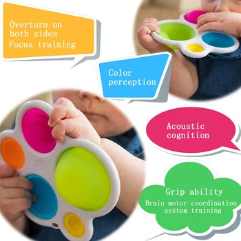 Žaislai Montessori Vykdyti Valdybos Barška Įspūdį Spalvingas Žaislas Vaikams Fidget Žaislai Žvalgybos, Vystymosi Pradžioje Švietimo Žaislas