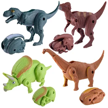 Žaislai vaikams 1pc 2018 Velykų Siurprizas Kiaušiniai Dinozaurų Žaislo Modelis Deformuoti Dinozaurų Kiaušinių Kolekcija Vaikams dropshipping