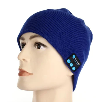 Žiemos Bluetooth USB Įkrovimo Muzikos laisvų Rankų įranga Šiltas Megzti Beanie Skrybėlių Bžūp