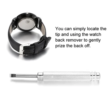 Žiūrėti Įrankiai Žiūrėti Atgal Padengti Atidarytuvas Valiklis Smalsauti Peilis Laikrodis Baterijos Pakeitimo Watchmaker Taisymo Įrankis